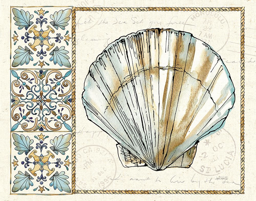 Art Print: Coastal Breeze III