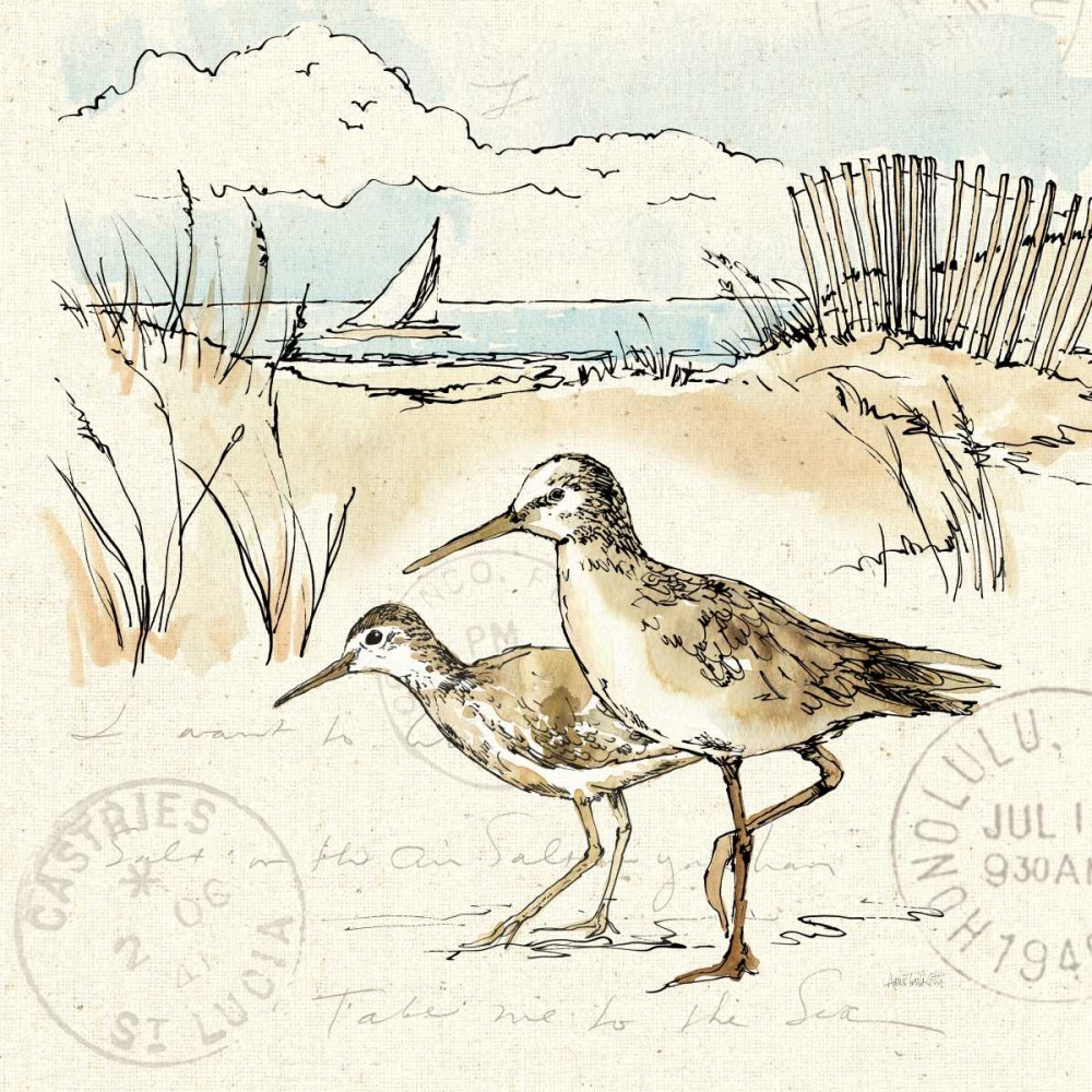 Art Print: Coastal Breeze IX