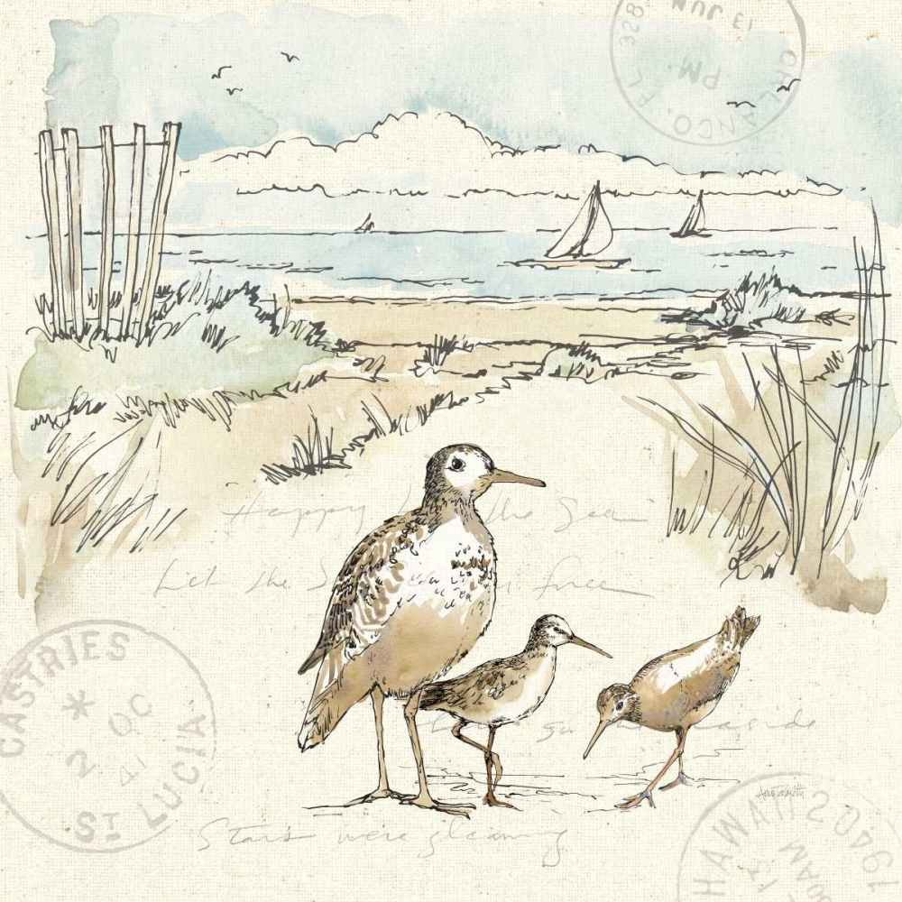 Art Print: Coastal Breeze X