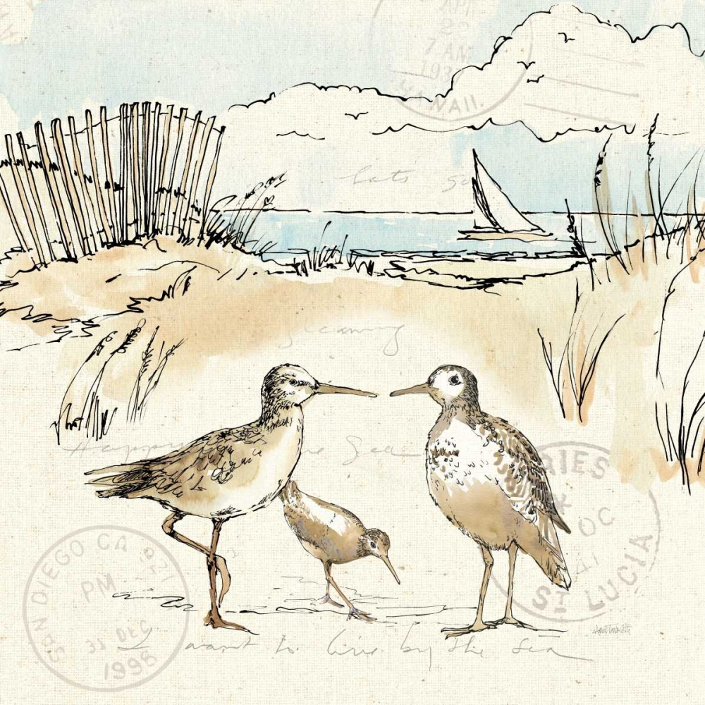 Art Print: Coastal Breeze XI