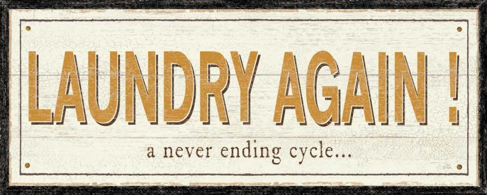 Art Print: Laundry Again!