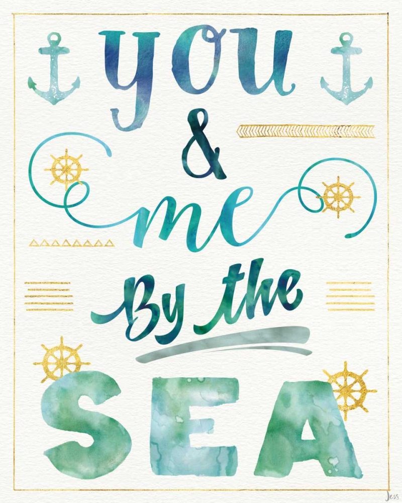 Art Print: Coastal Words II