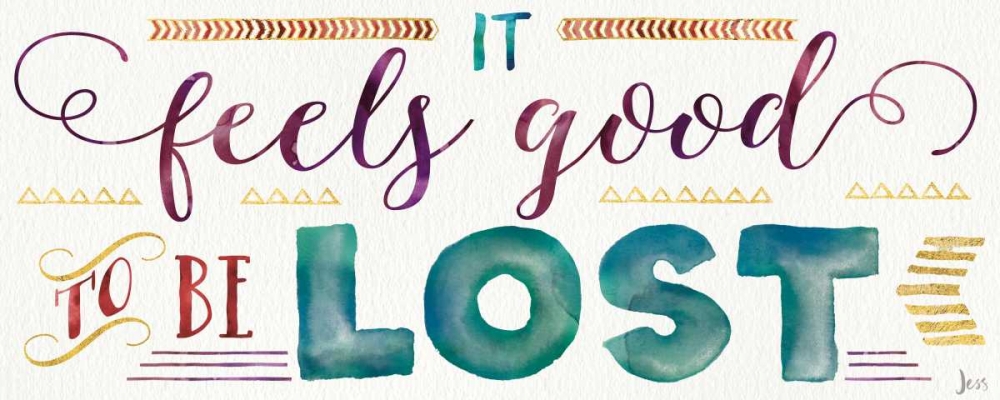 Art Print: Lost in Words III