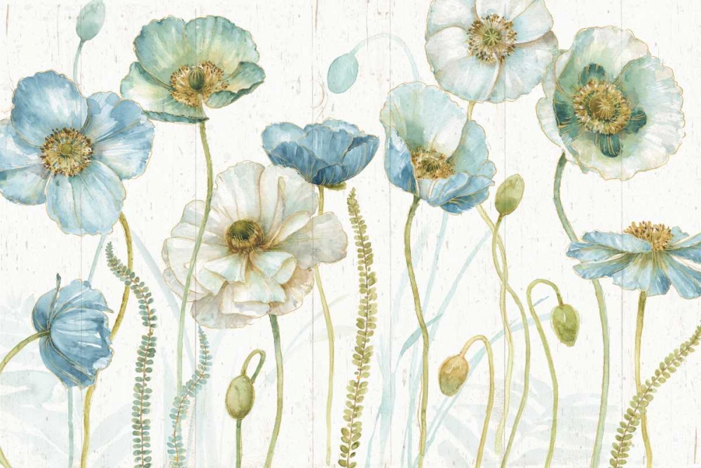Wall Art Painting id:93275, Name: My Greenhouse Flowers I on Wood, Artist: Audit, Lisa