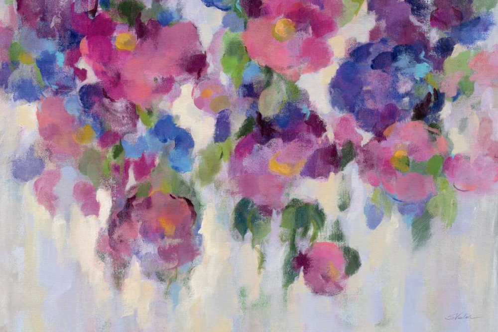 Wall art: Pink and Blue I Crop, by Vassileva, Silvia