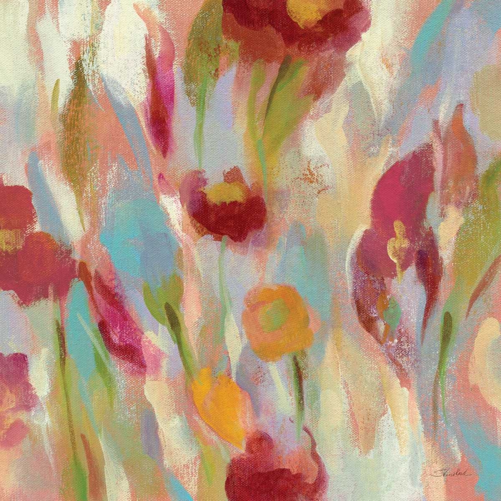 Wall Art Painting id:78364, Name: Breezy Floral III , Artist: Vassileva, Silvia