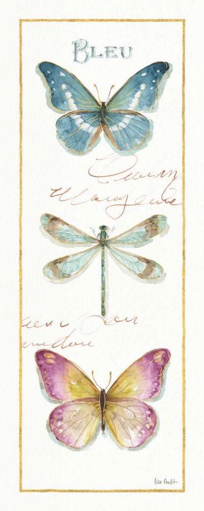 Wall Art Painting id:93317, Name: Rainbow Seeds Butterflies I, Artist: Audit, Lisa