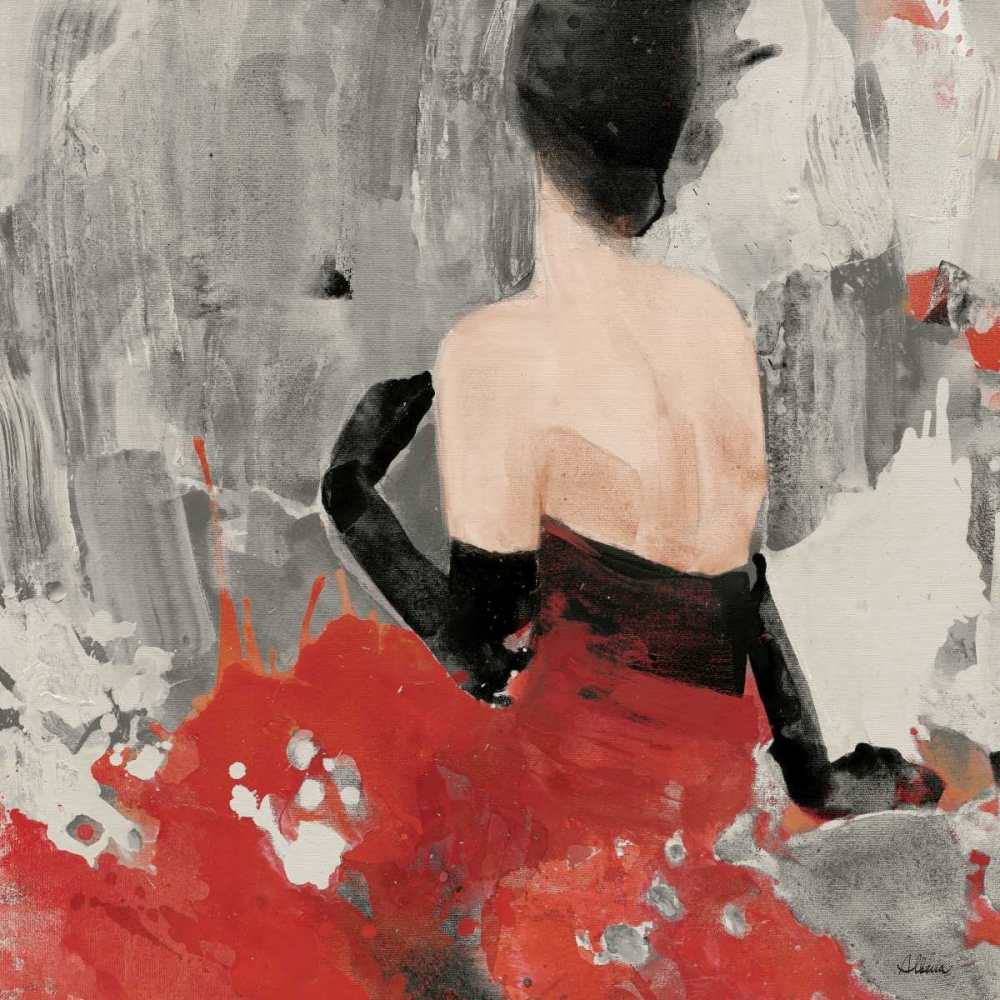 Wall art: Beautiful Gaze II Neutral , by Hristova, Albena