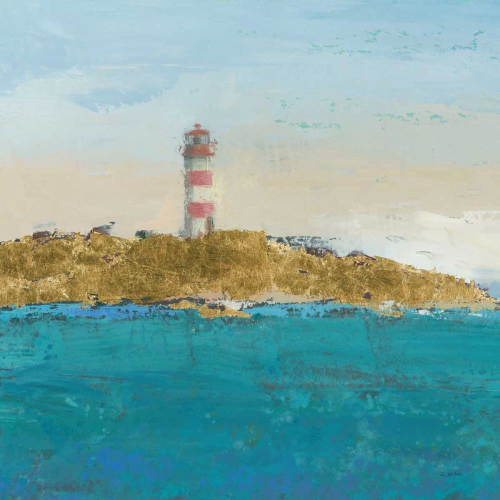 Wall Art Painting id:85034, Name: Lighthouse Seascape I v3 Crop II , Artist: Wiens, James