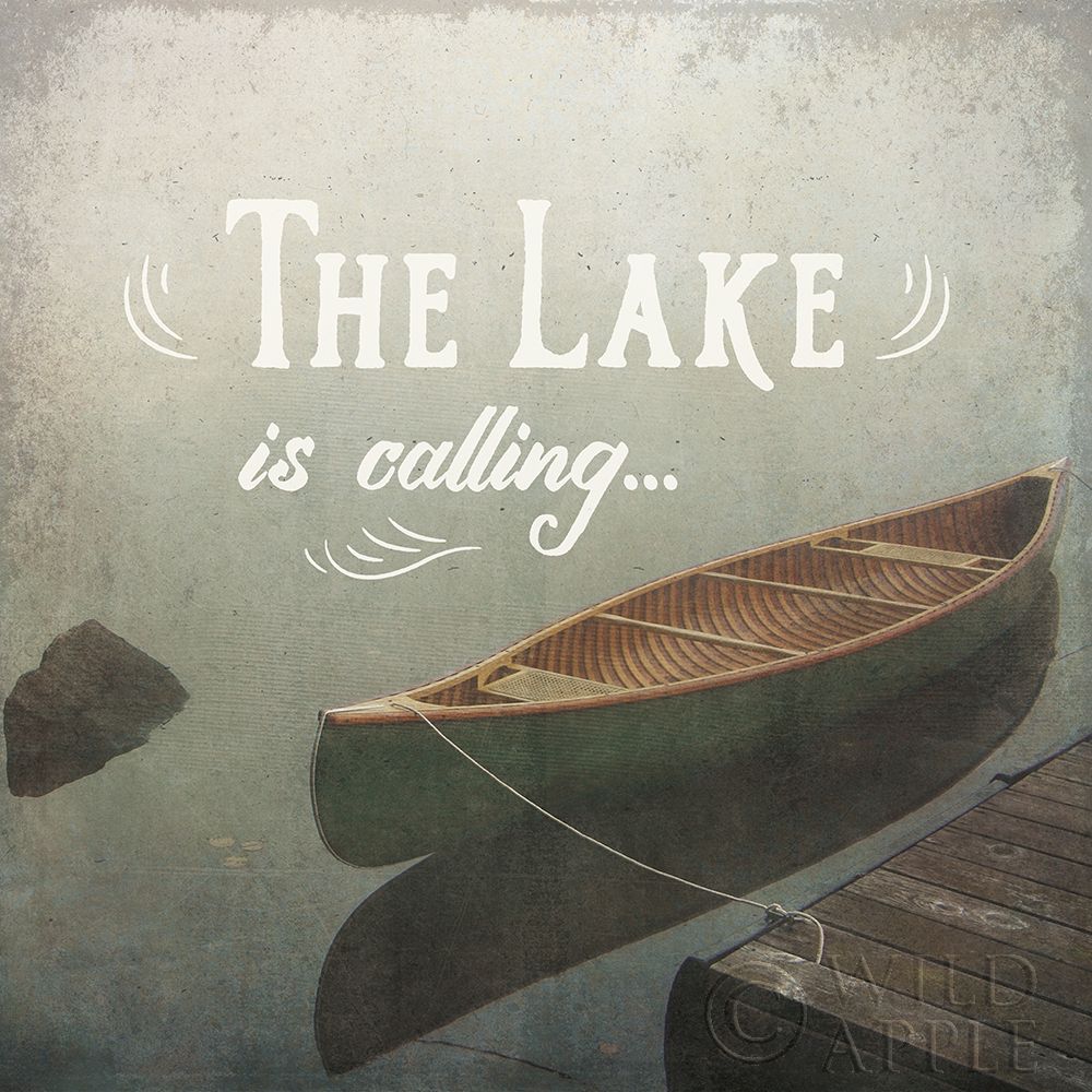 Art Print: Calm Waters II no Triangles