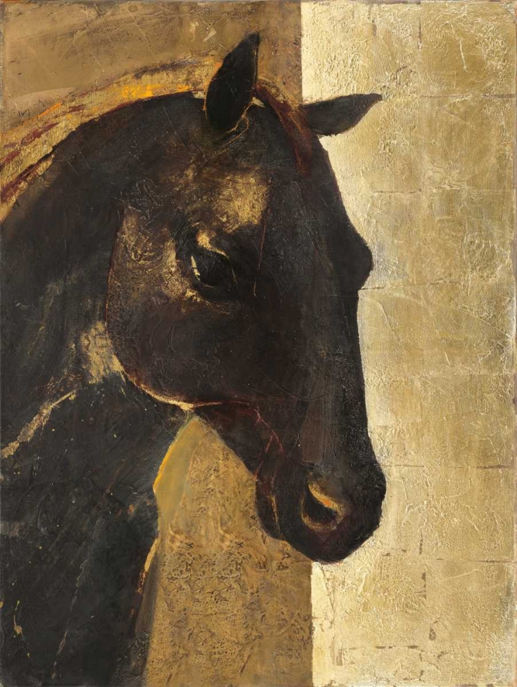 Wall Art Painting id:87189, Name: Trojan Horse I Gold, Artist: Hristova, Albena