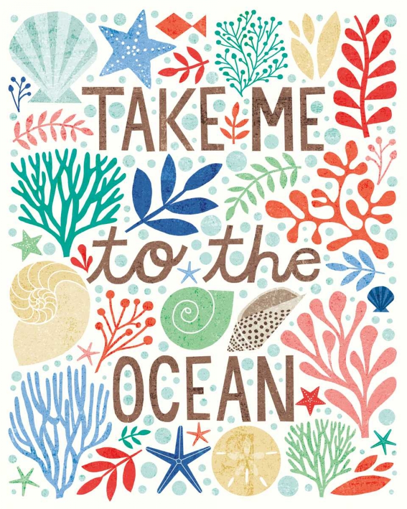 Wall Art Painting id:151443, Name: Under Sea Treasures IV, Artist: Mullan, Michael