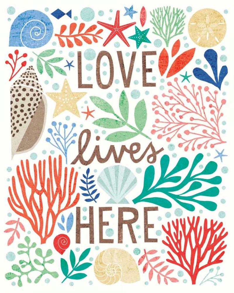 Wall Art Painting id:151449, Name: Under Sea Treasures II, Artist: Mullan, Michael