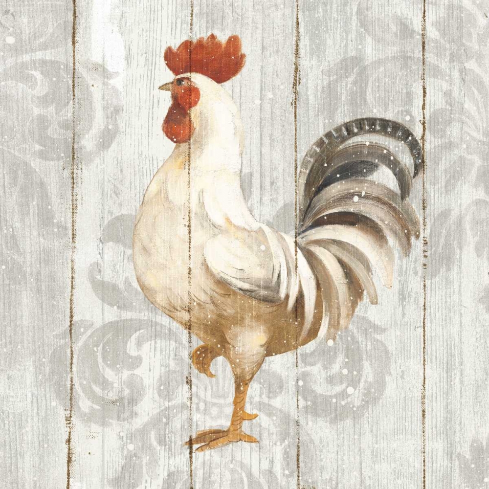Wall Art Painting id:87195, Name: Farm Friend IV on Barn Board, Artist: Hristova, Albena