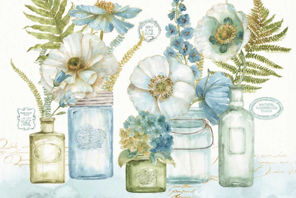 Wall art: My Greenhouse Bouquet I, by Audit, Lisa