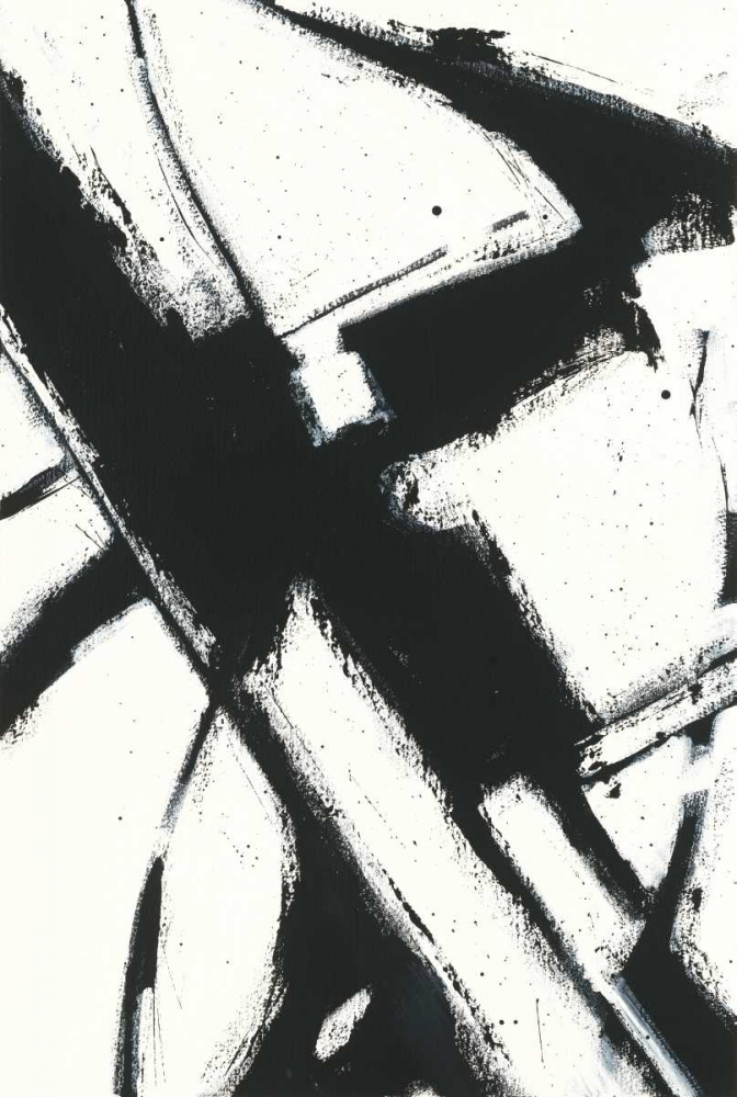 Wall Art Painting id:93403, Name: Expression Abstract I White, Artist: Novak, Shirley