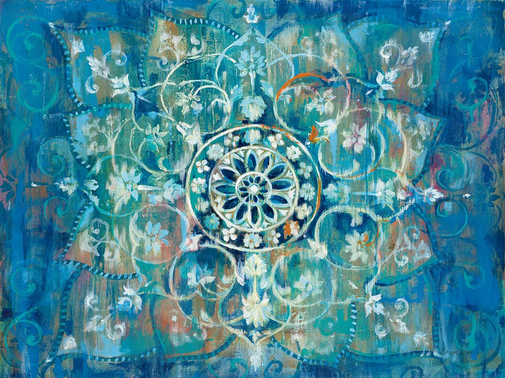 Art Print: Mandala in Blue I