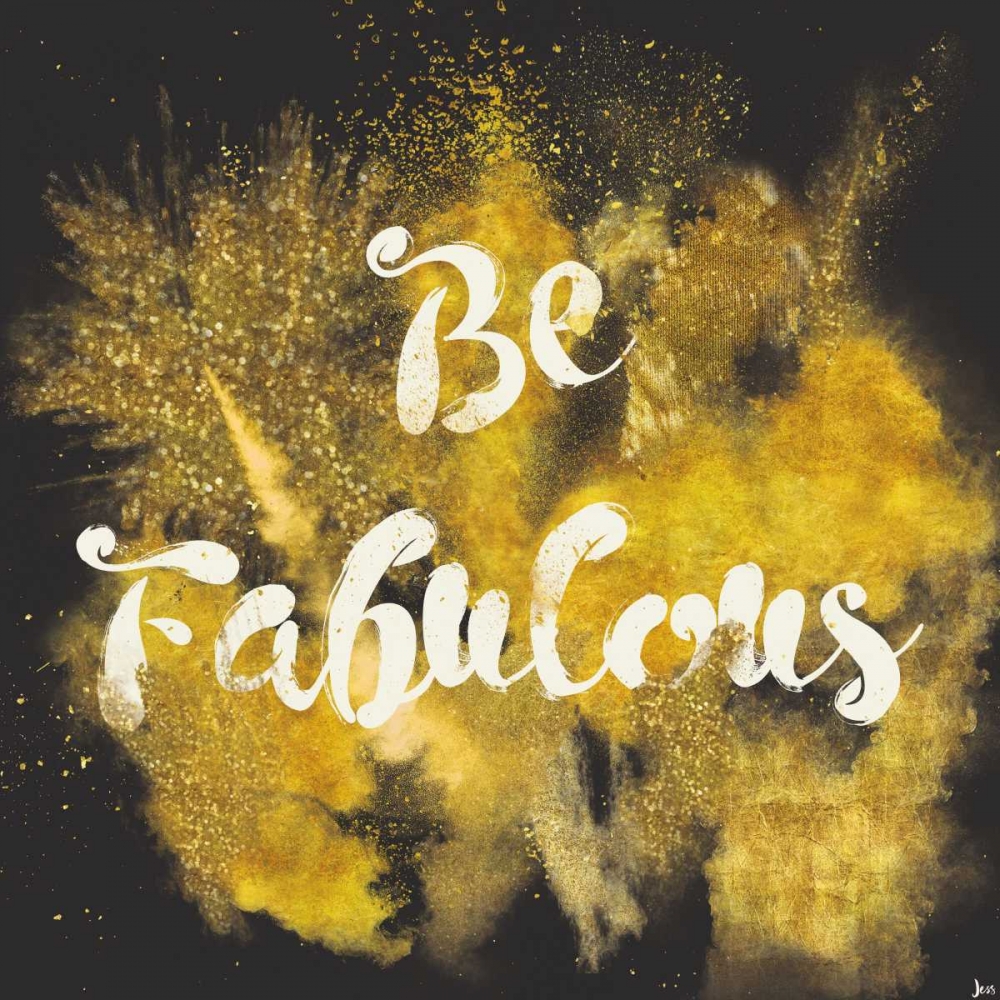 Art Print: Glitter and Gold I