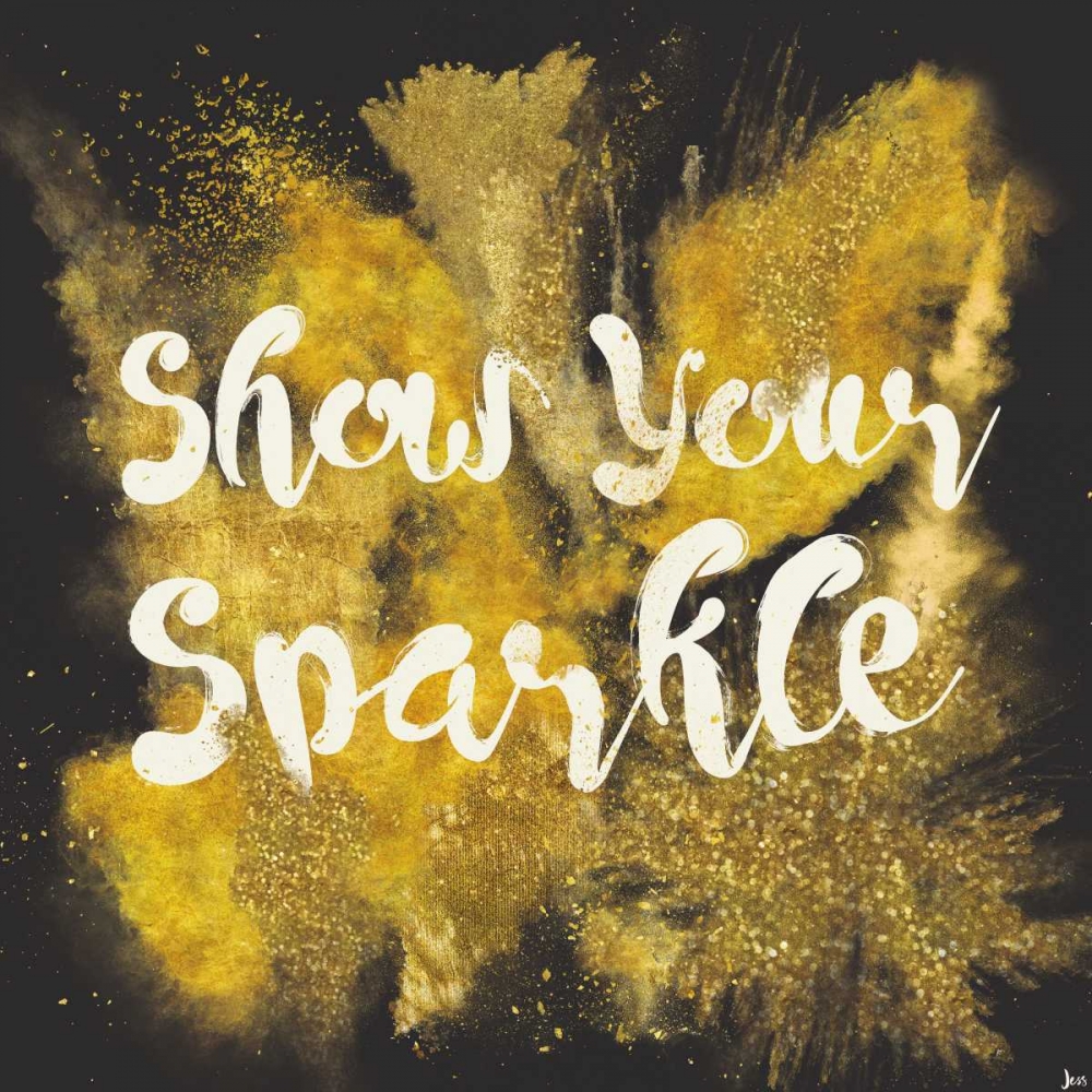 Art Print: Glitter and Gold II