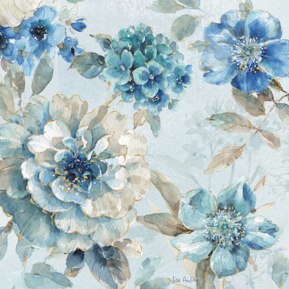 Wall art: Indigold IX, by Audit, Lisa