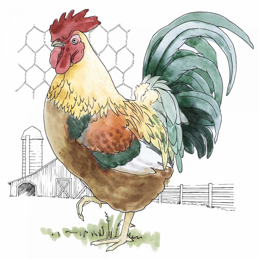 Wall Art Painting id:99513, Name: Fun at the Coop V, Artist: Grove, Beth