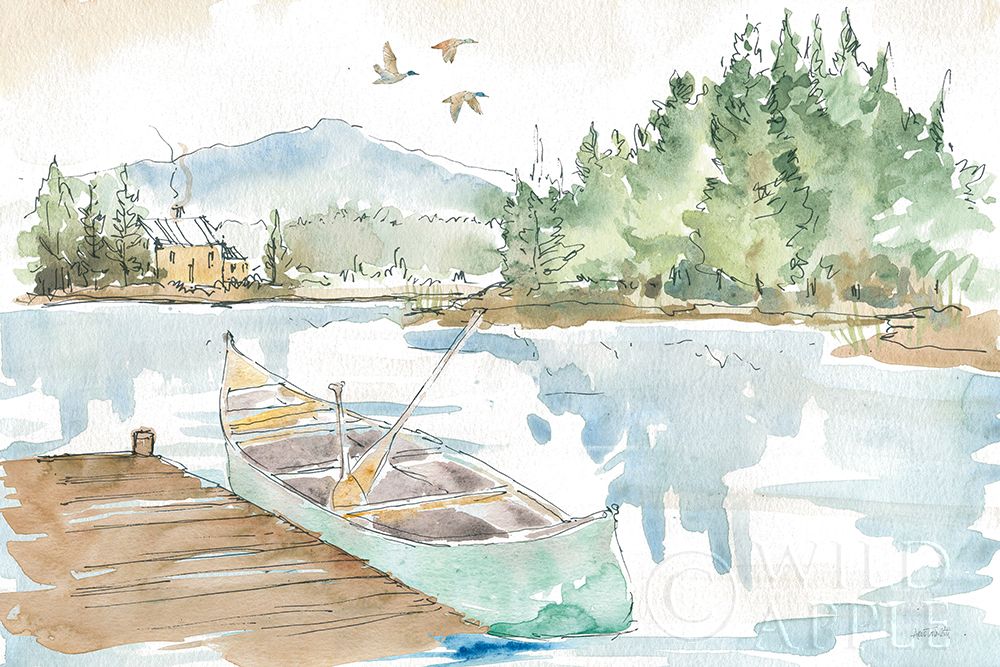 Art Print: Lakehouse I