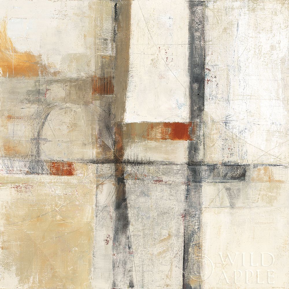 Art Print: Aerial Viewl I White