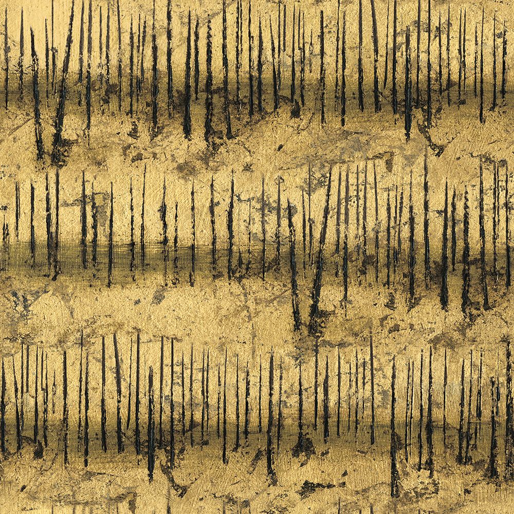 Wall Art Painting id:192966, Name: Golden Trees III Taupe Pattern II, Artist: Wiens, James