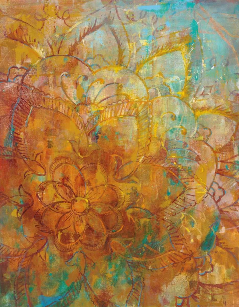 Wall Art Painting id:105470, Name: Bohemian Abstract Bright, Artist: Nai, Danhui