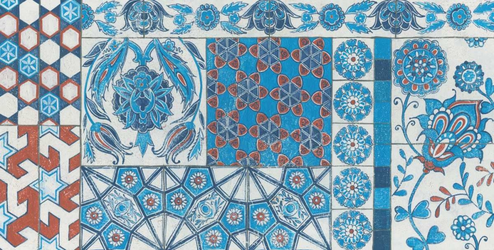 Wall Art Painting id:105445, Name: Turkish Tiles, Artist: Lovell, Kathrine