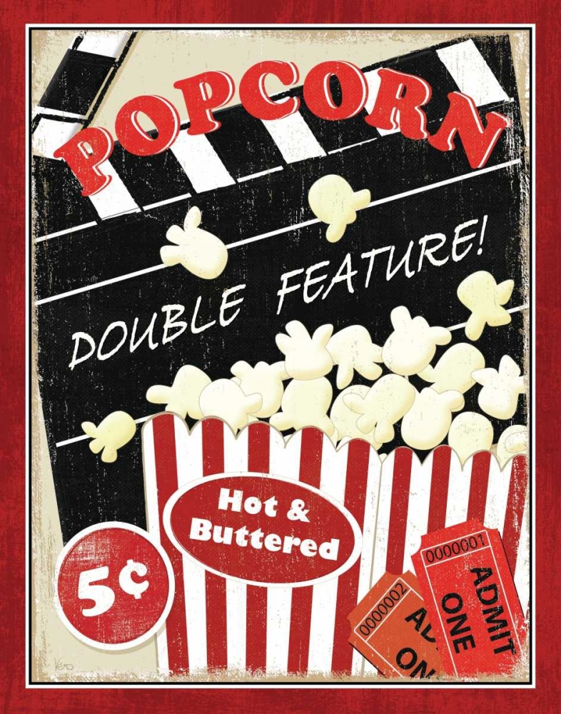 Wall art: At the Movies I, by Charron, Veronique