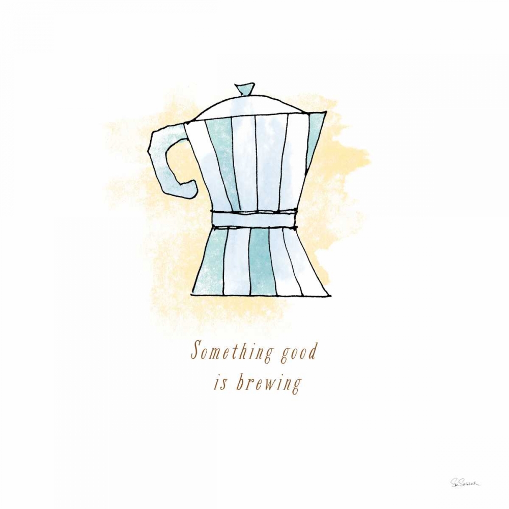 Wall Art Painting id:105406, Name: Good Brew I, Artist: Schlabach, Sue