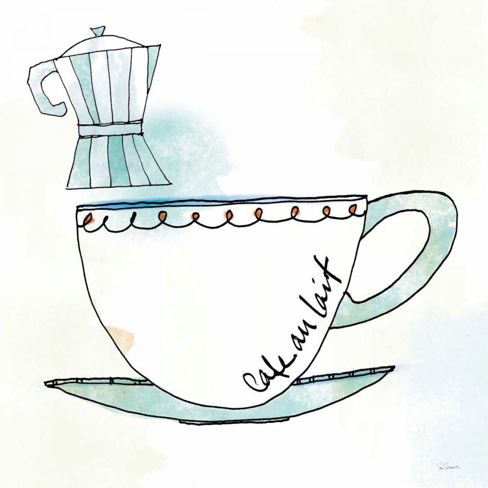 Wall Art Painting id:105399, Name: Good Brew VII, Artist: Schlabach, Sue