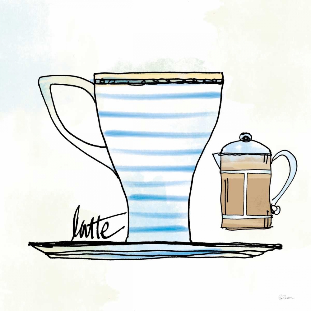 Wall Art Painting id:105398, Name: Good Brew VIII, Artist: Schlabach, Sue