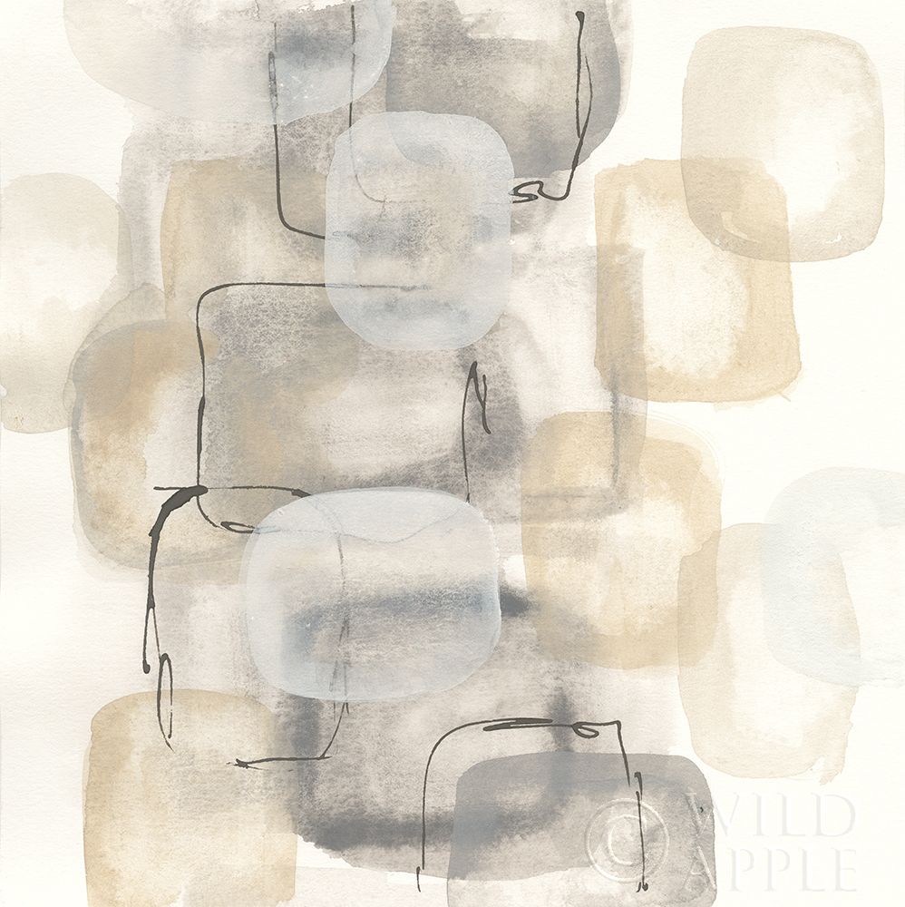 Wall Art Painting id:227321, Name: Neutral Stacking I, Artist: Paschke, Chris