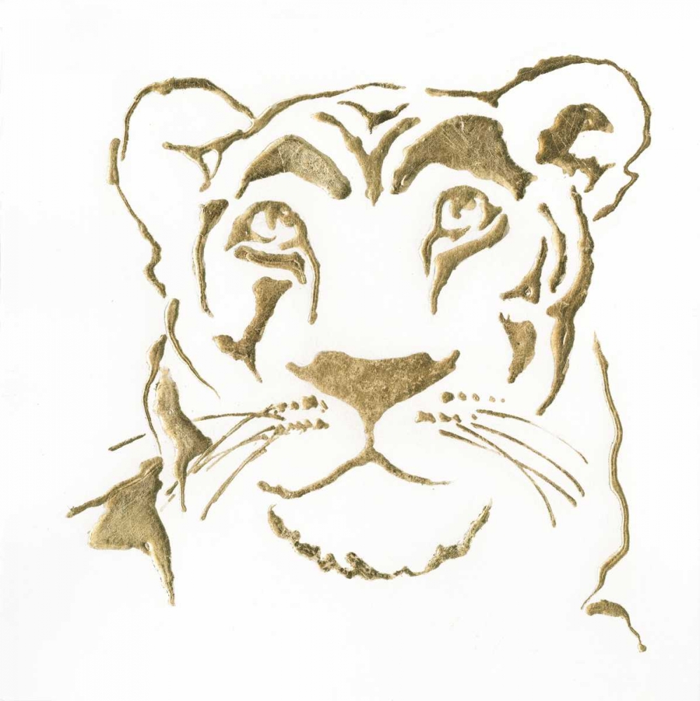 Wall Art Painting id:121761, Name: Gilded Lioness, Artist: Paschke, Chris