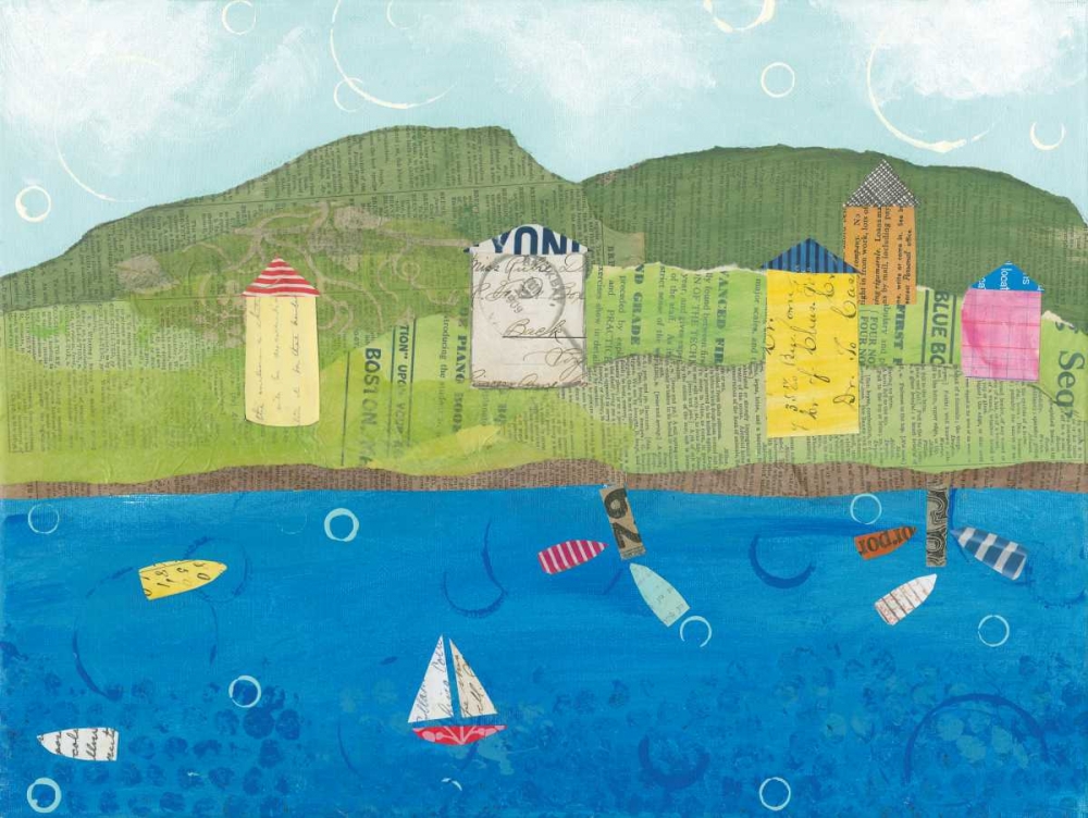 Art Print: Coastal Harbor II