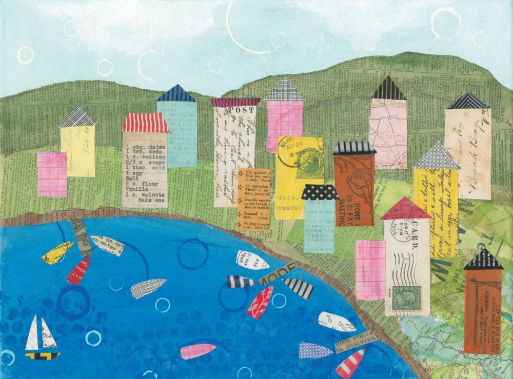 Art Print: Coastal Harbor III