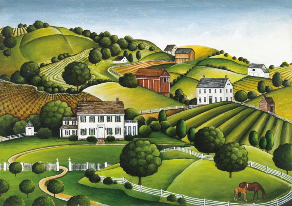 Wall art: Apple Valley, by Brown, David Carter