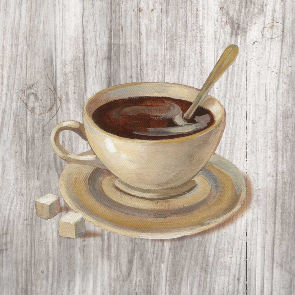 Wall Art Painting id:129448, Name: Coffee Time VI on Wood, Artist: Vassileva, Silvia