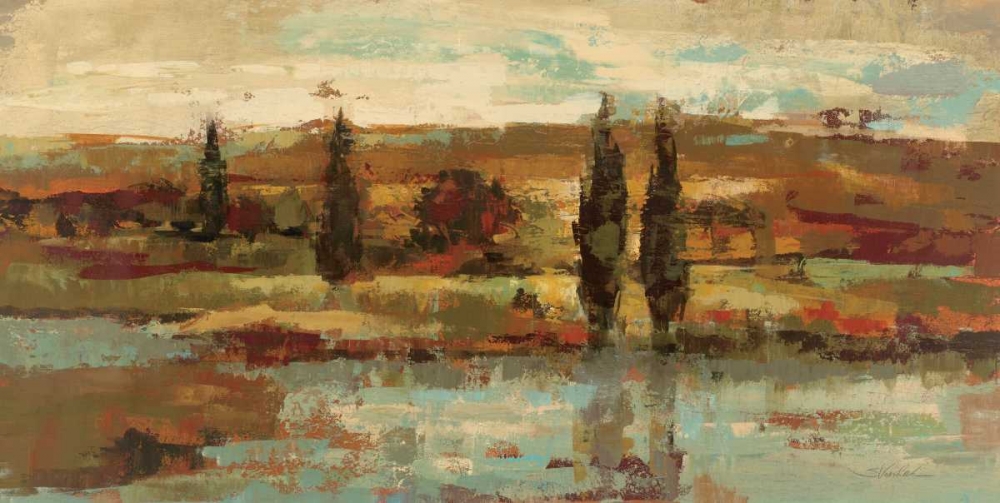 Wall Art Painting id:19040, Name: Hot Day by the River, Artist: Vassileva, Silvia