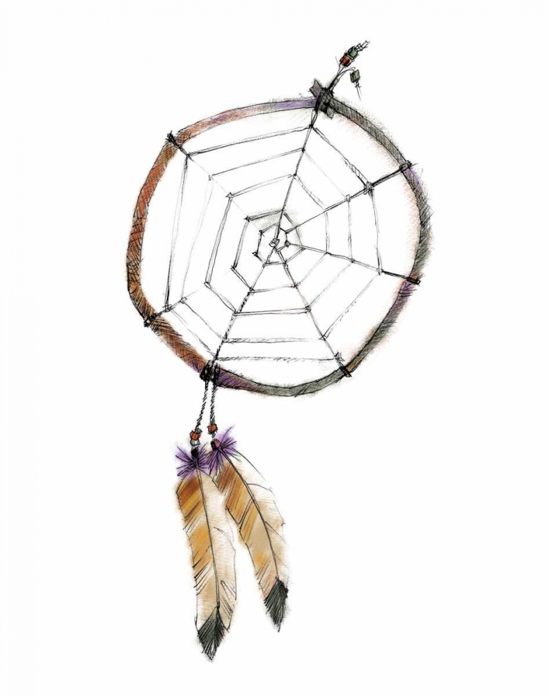 Wall art: Indian Dreamcatcher, by Tillmon, Avery
