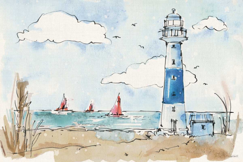 Art Print: Coastal Life II