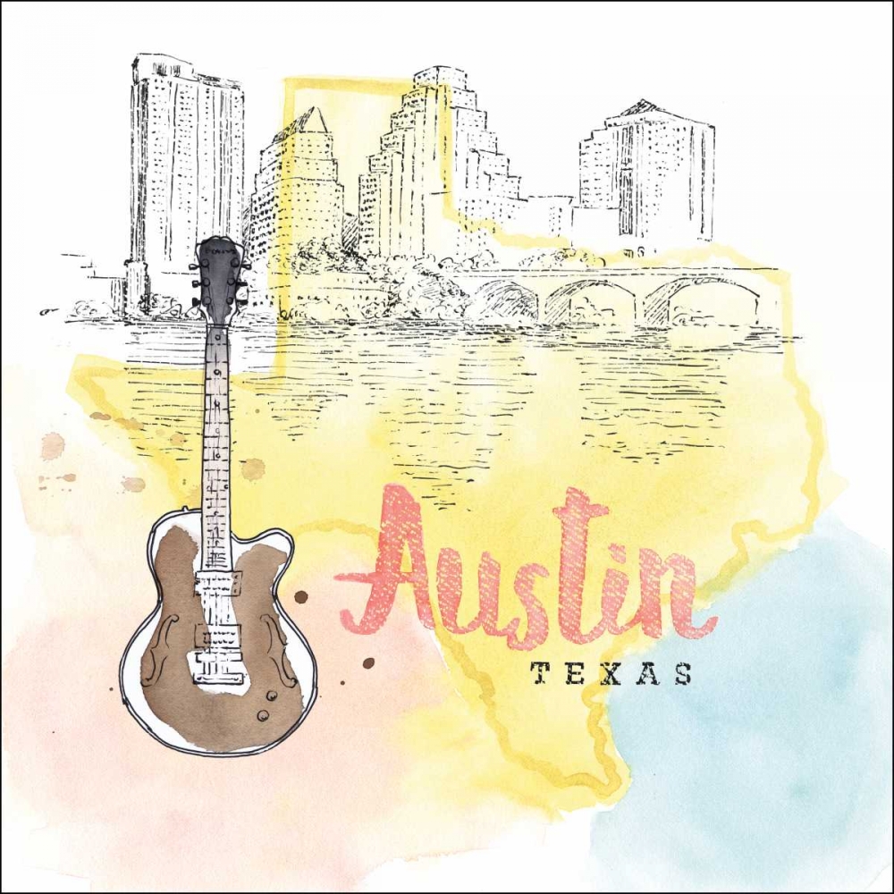 Art Print: US Cities I