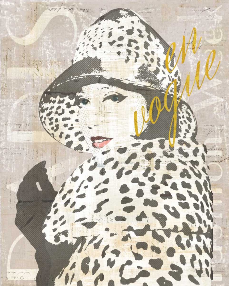 Wall art: Fashion Week Paris Halftone II, by Schlabach, Sue