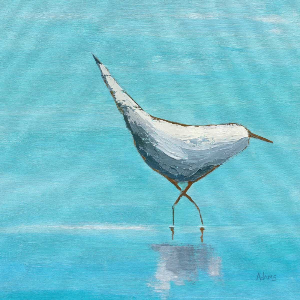 Wall Art Painting id:137728, Name: Egret I Bright, Artist: Adams, Phyllis