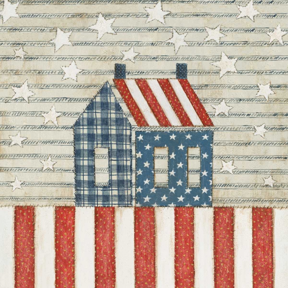 Wall Art Painting id:137605, Name: Americana Quilt V, Artist: Brown, David Carter