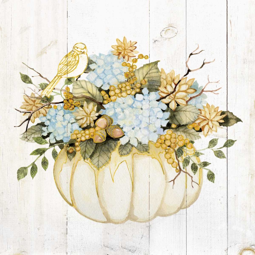 Art Print: Autumn Elegance III Gold