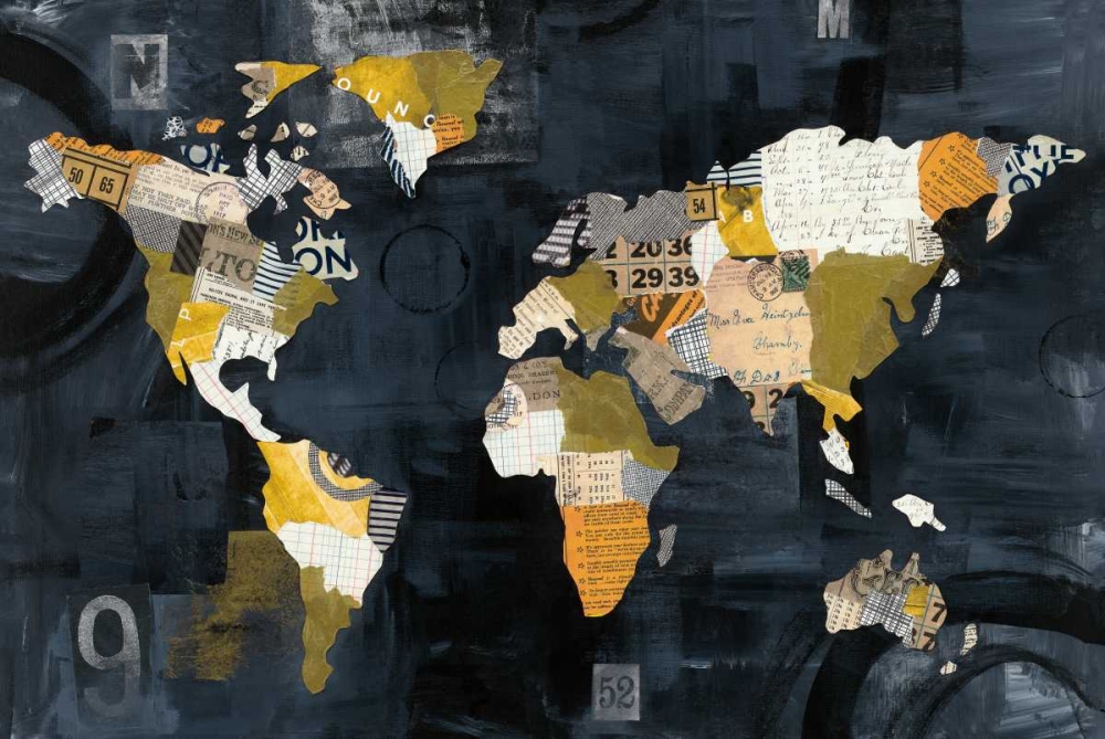 Art Print: Golden World