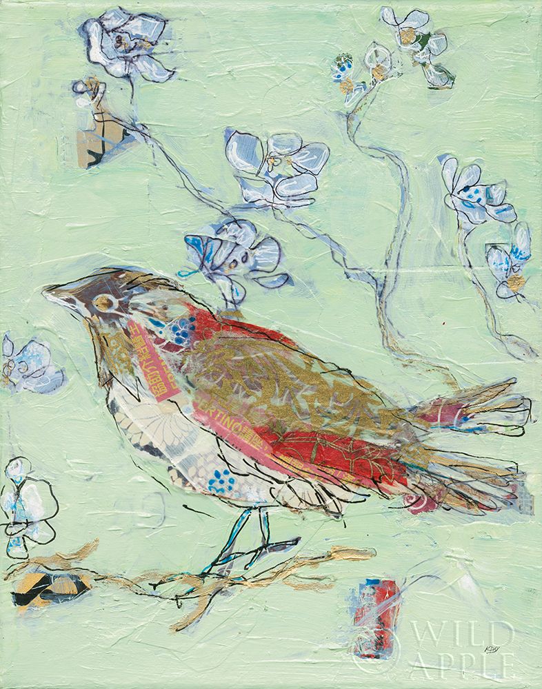 Art Print: Sea Foam Bird